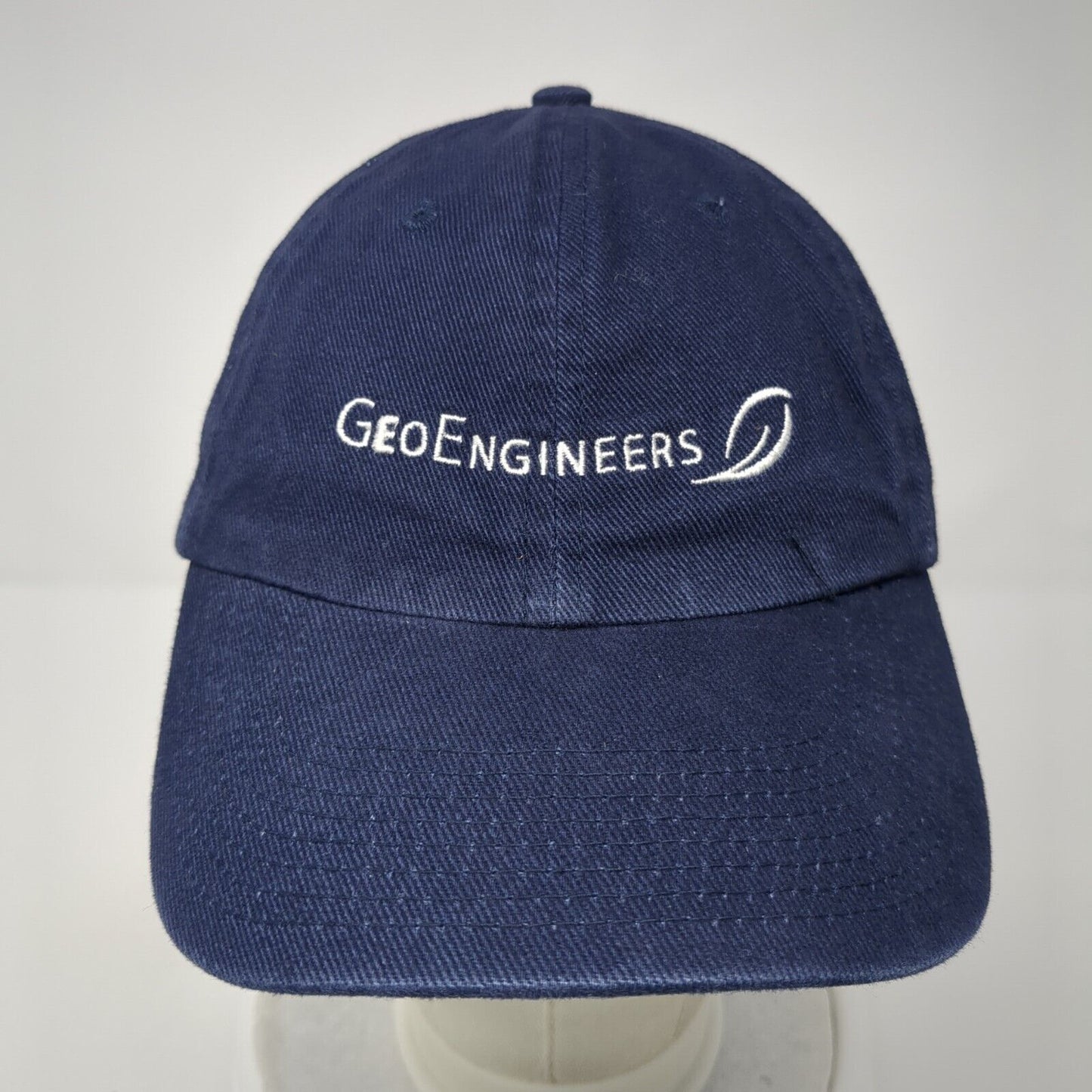 Geo Engineers Slideback Hat Blue One Size Adjustable Embroidered Headtotoe