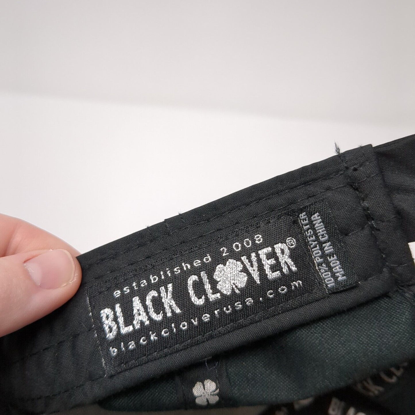 Black Clover Live Lucky Toggle Back Hat Black One Size Adjustable