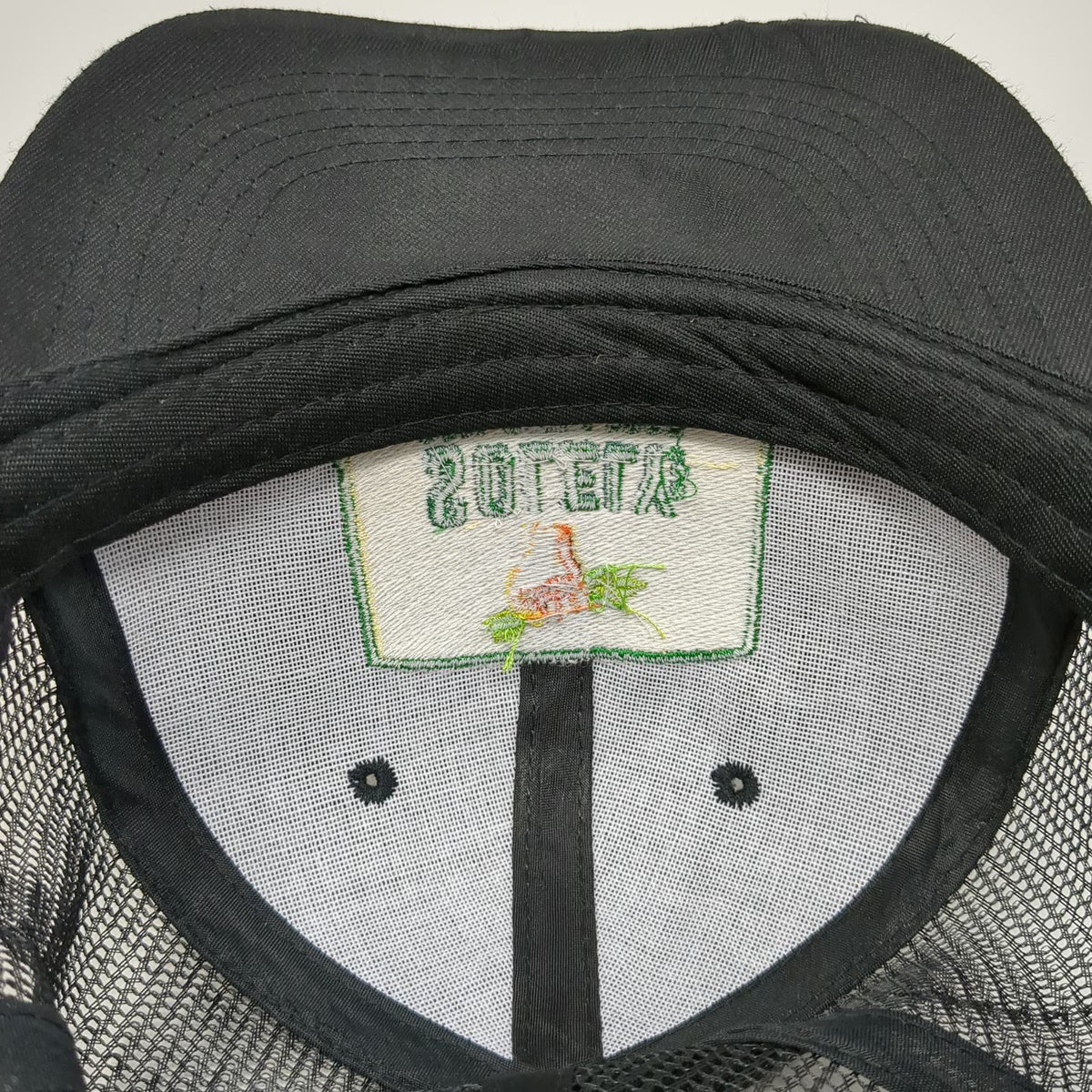 Solely Real Clean Food Hat Trucker Hat Black One Size Mesh Back Snapback Logo
