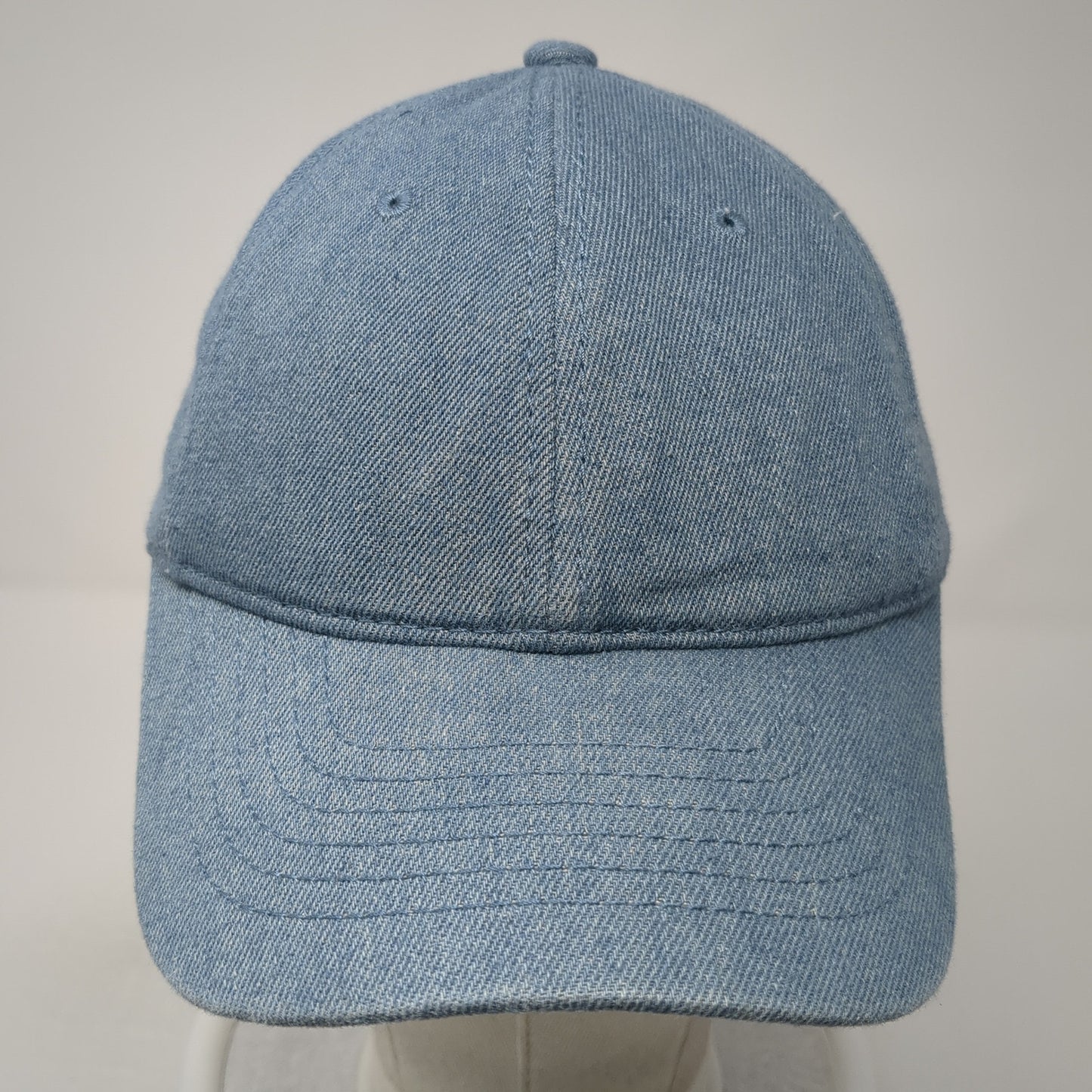Unbranded Slideback Baseball Cap Blue One Size Adjustable 6 Panel Blank