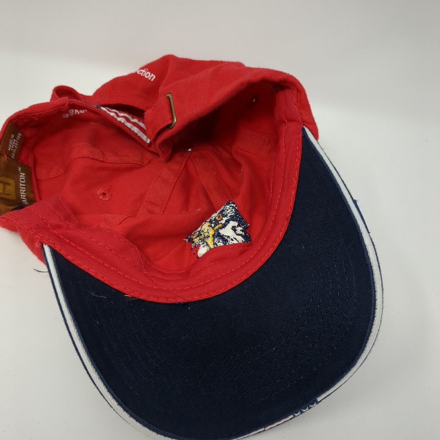 Bald Eagle Slideback Hat Multi One Size Adjustable Colorblock Harriton
