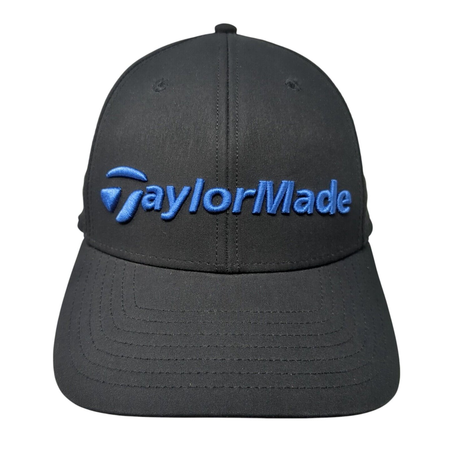 TaylorMade Strapback Golf Hat Black One Size Adjustable Embroidered Polyester