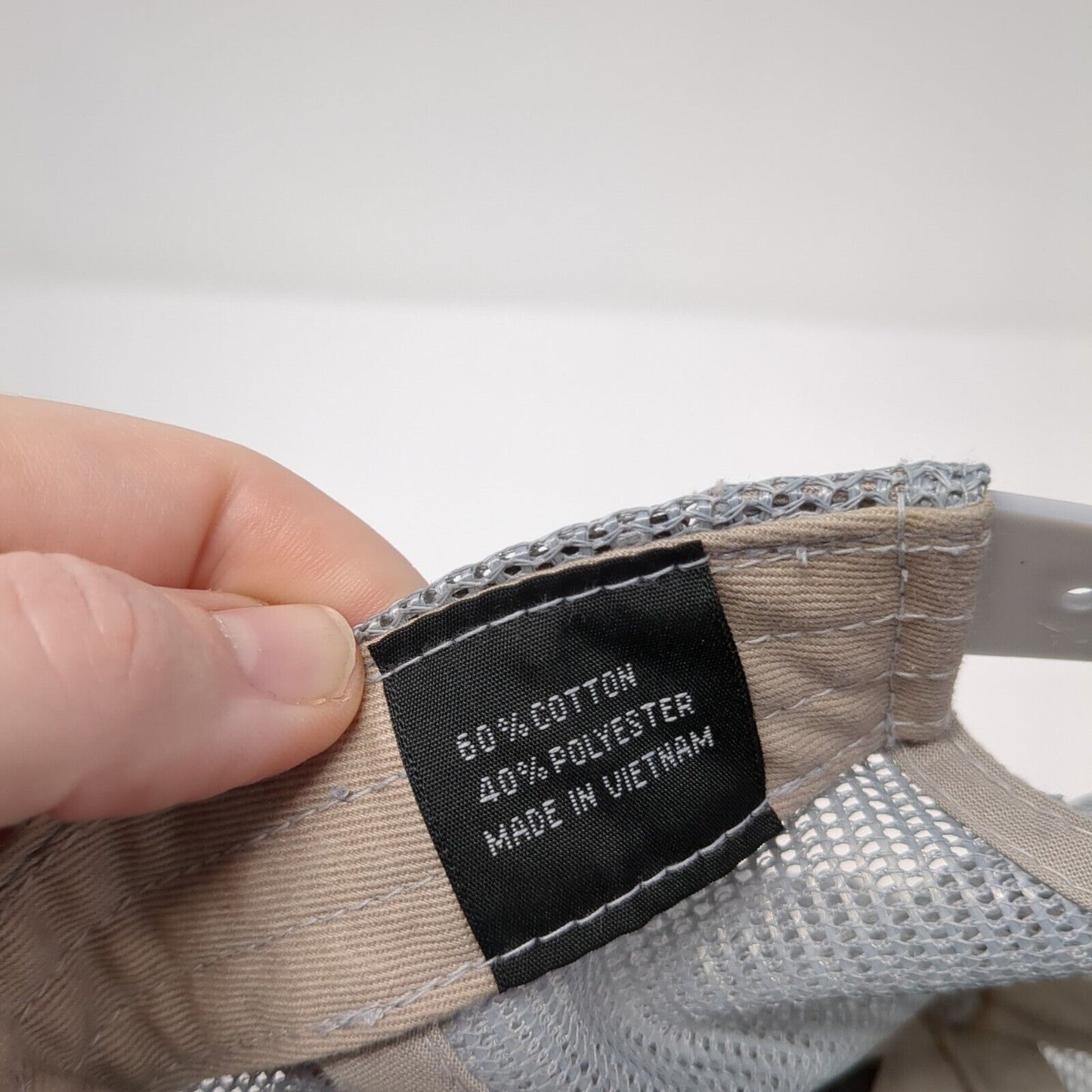 Travis Mathew California Patch Trucker Hat Gray One Size Mesh Back