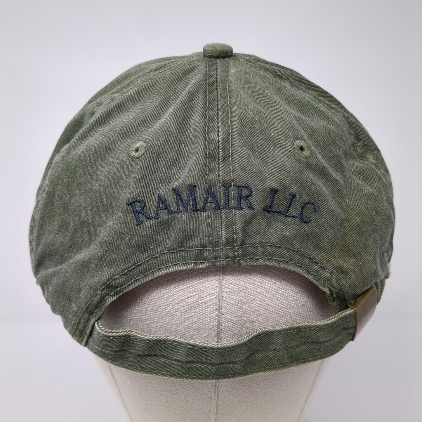 Ramair LLC Slideback Hat Green One Size Adjustable Embroidered 6 Panel ECO