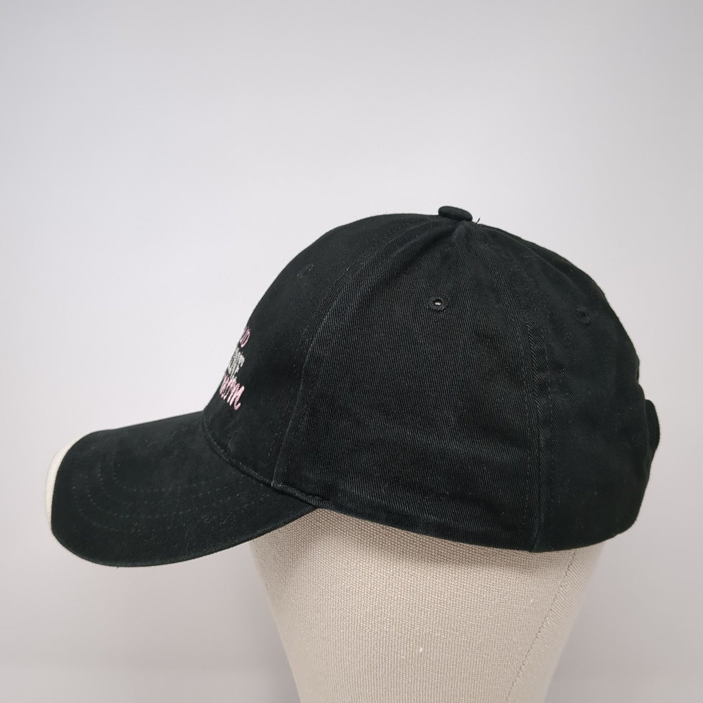 Proud Marine Mom Strapback Hat Black One Size Adjustable Embroidered