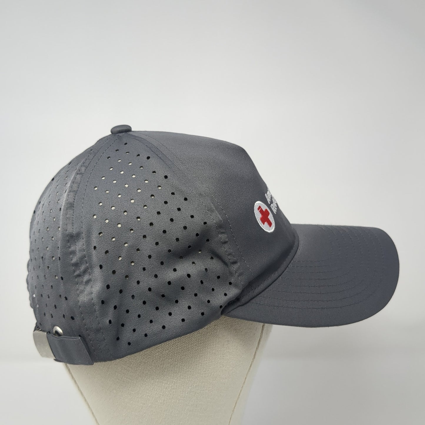 American Red Cross Platelet Donor Baseball Cap Gray OS Adjustable Embroidered