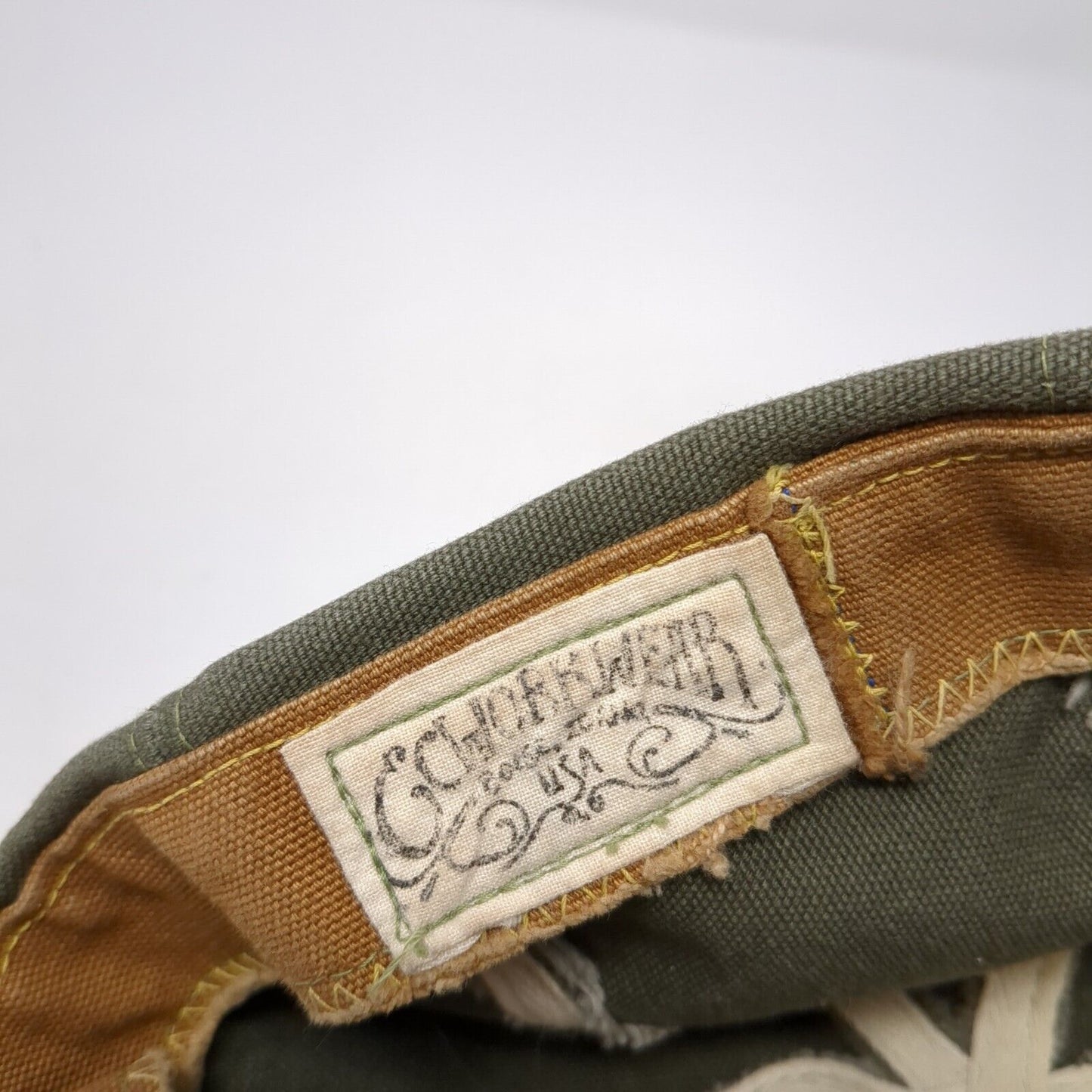 Workwear Fitted Hat Brown One Size Solid Blank 6 Panel Outdoor