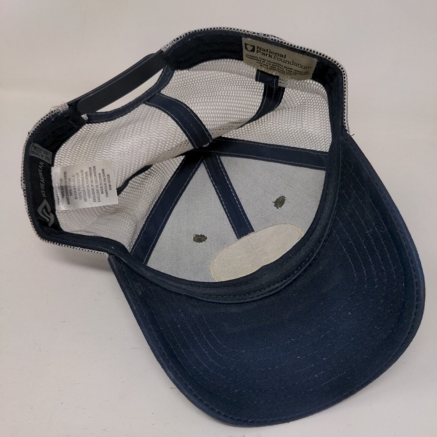 Great Smoky Mountains Snapback Mesh Back Trucker Hat Multi One Size