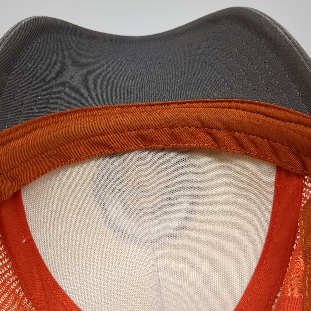 Shock Top Trucker Hat White Orange Gray One Size Mesh Snapback Belgian White