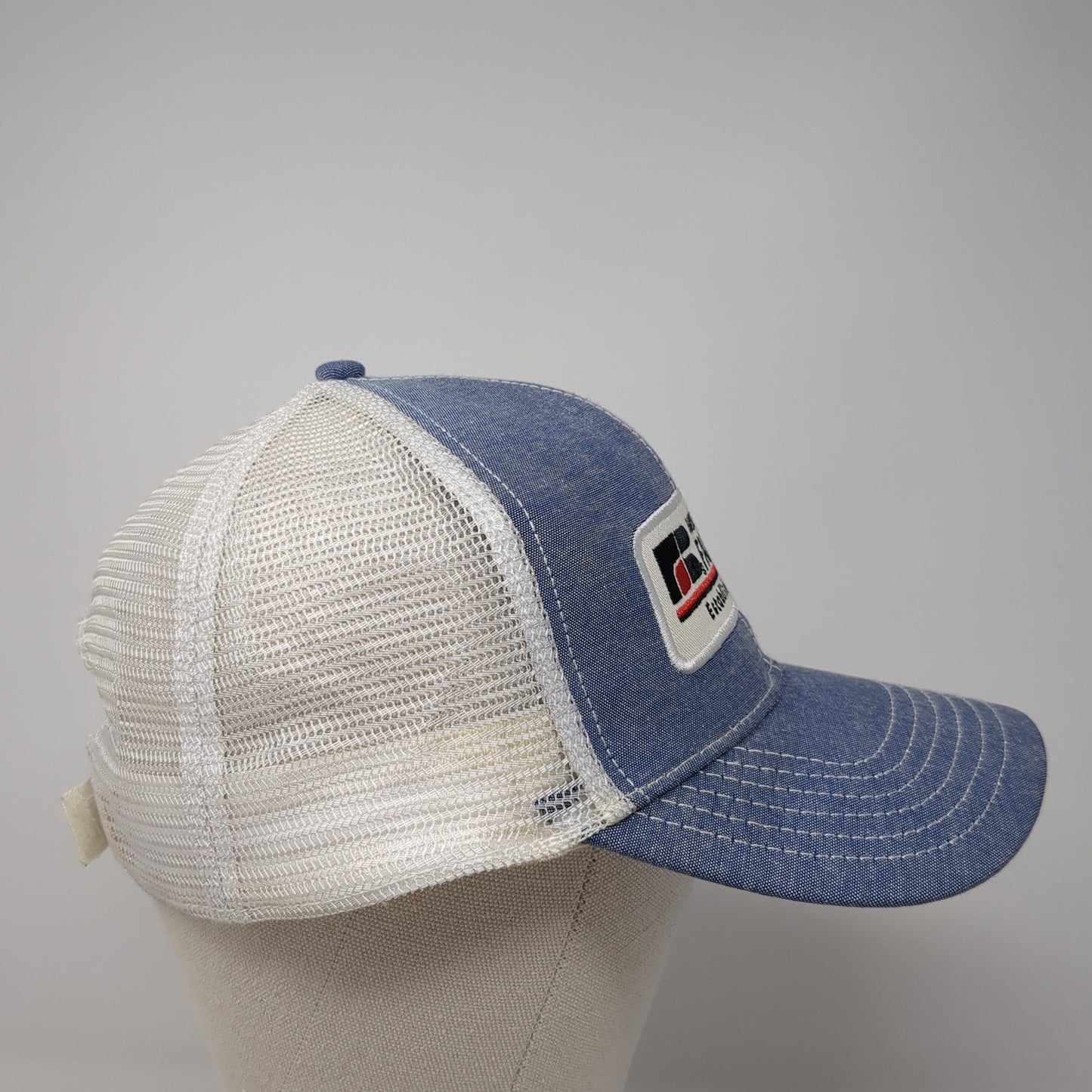 Missouri Farm Bureau Strapback Hat Blue One Size Mesh Back Stylemaster