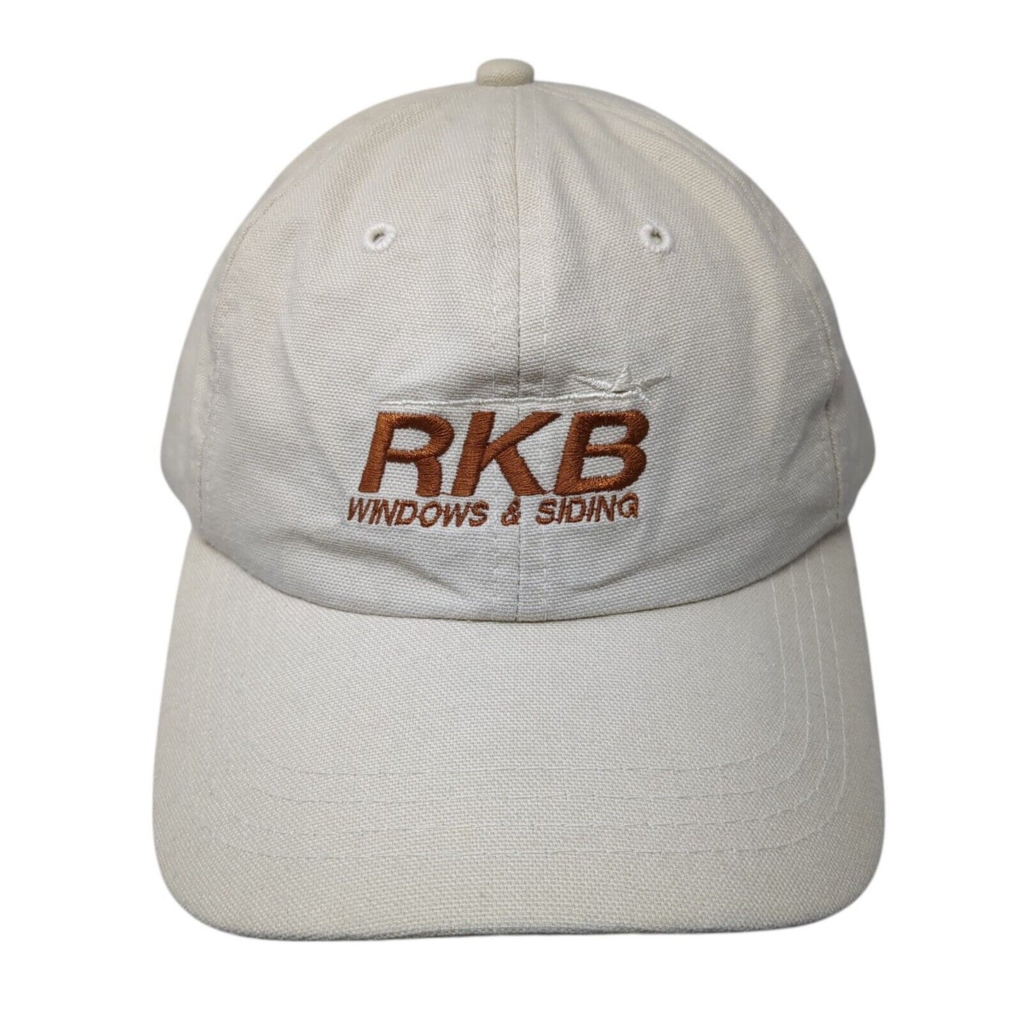 RKB Windows & Siding Slideback Hat Tan One Size Adjustable Embroidered Sportcap