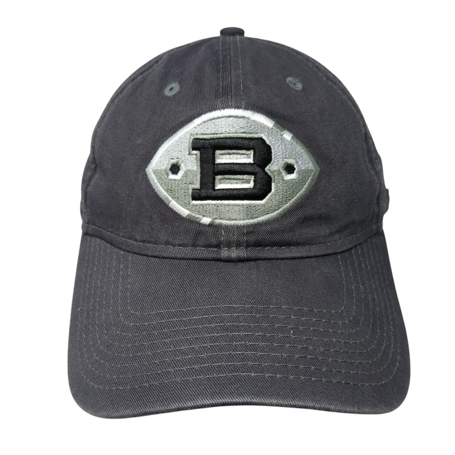 Birmingham Iron Football Slideback Hat Gray OSFA Embroidered New Era 9Twenty
