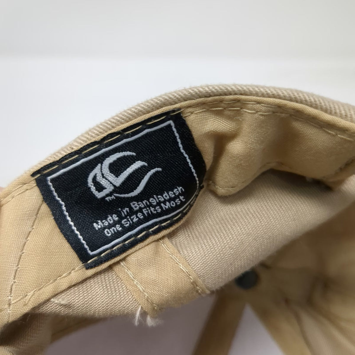 Outdoor Cap Powder River U Logo Beige Baseball Cap One Size Strapback Hat Green