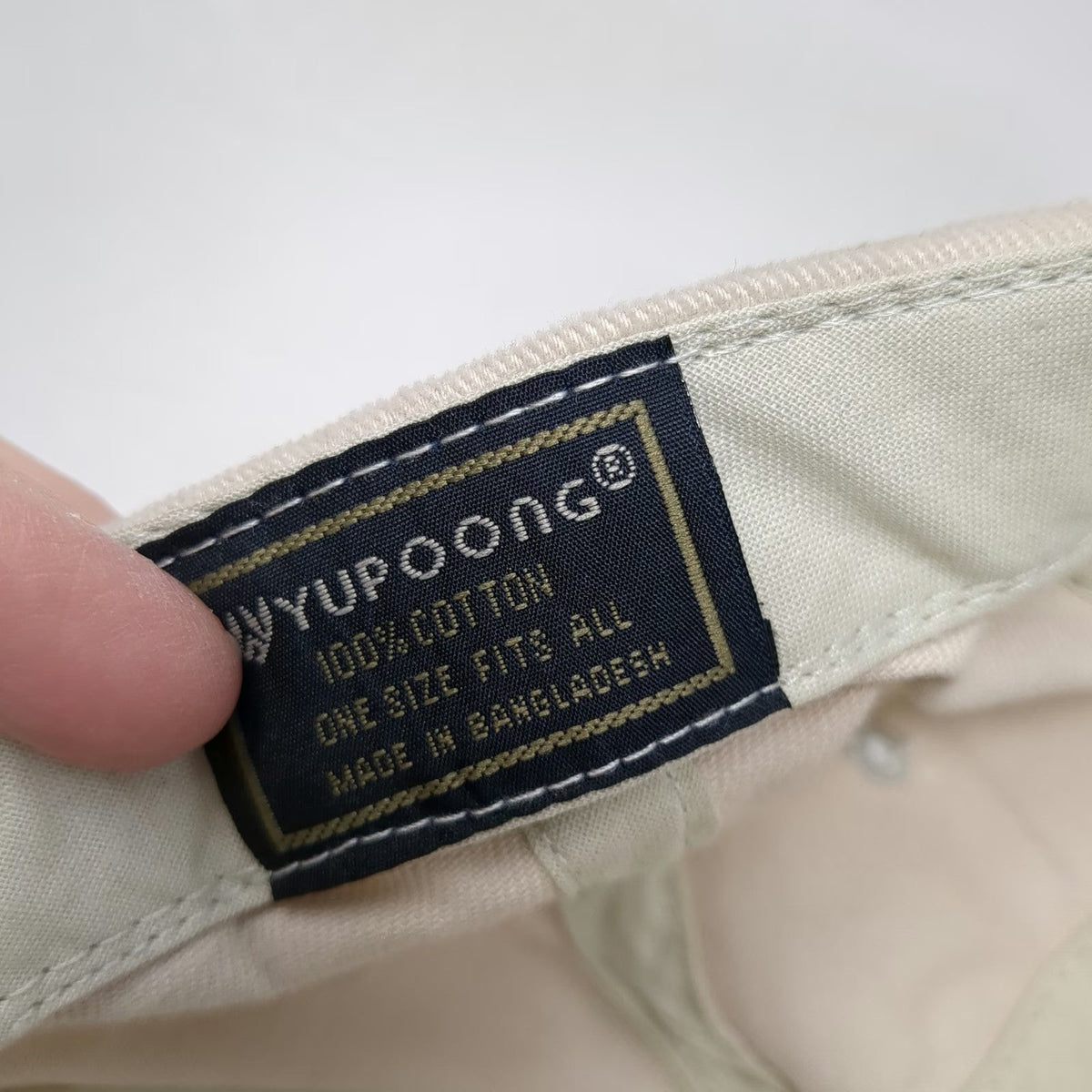 Yupoong Baseball Cap Beige One Size Berendsen Fluid Power Strapback Hat Cotton