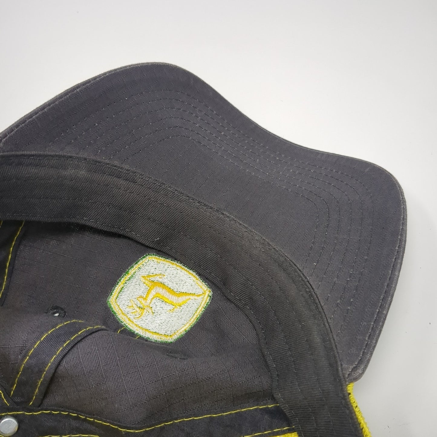 John Deere Trucker Hat Multicolor One Size Adjustable Embroidered Mesh Back