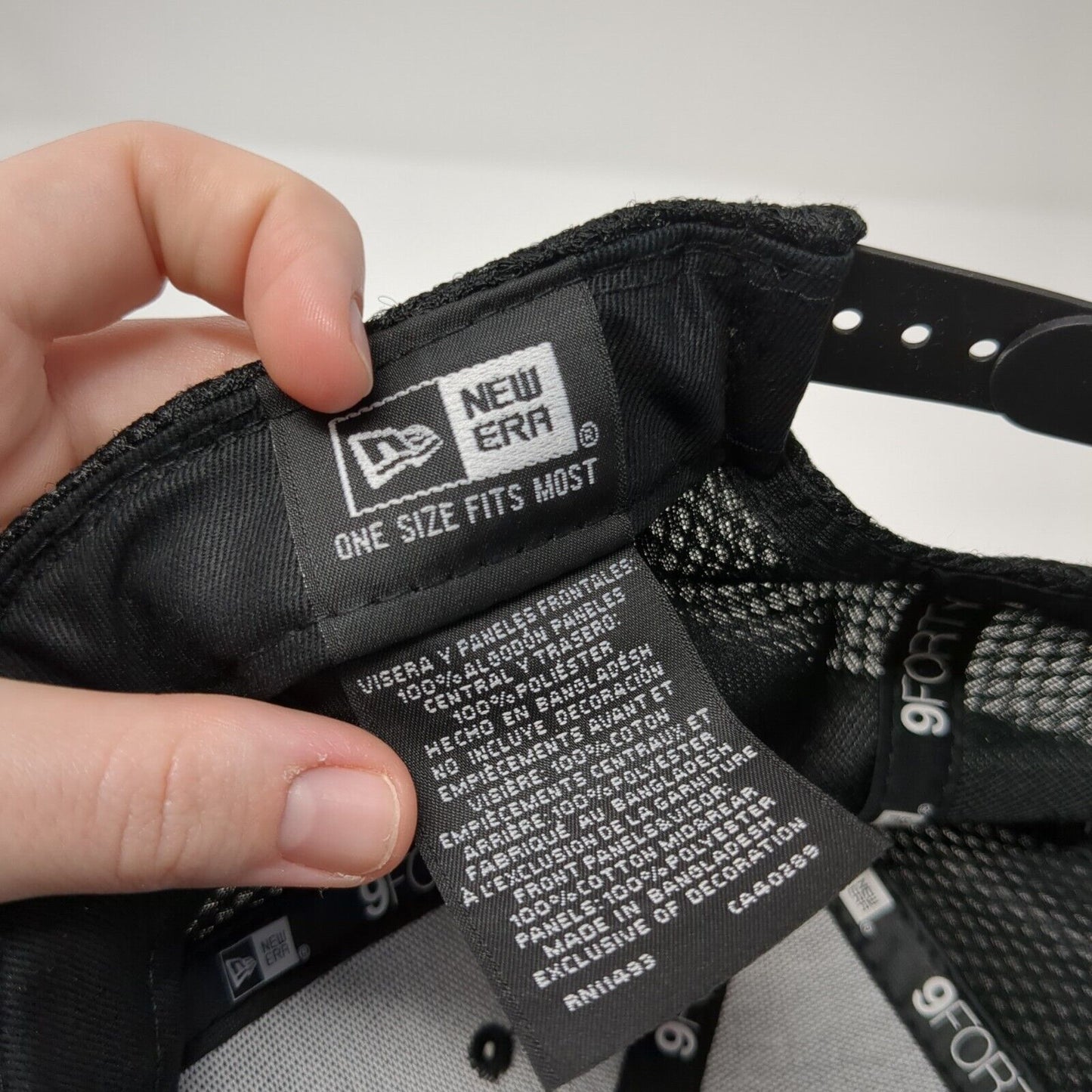 Northwest Interiors Snapback Trucker Hat Black OS Adjustable Mesh 9Forty New Era