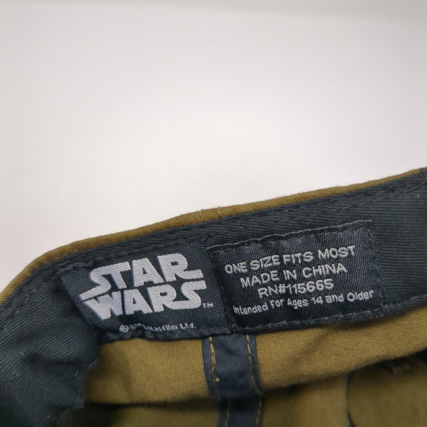 Mandalorian Baby Yoda Grogu Slideback Hat Brown One Size Star Wars