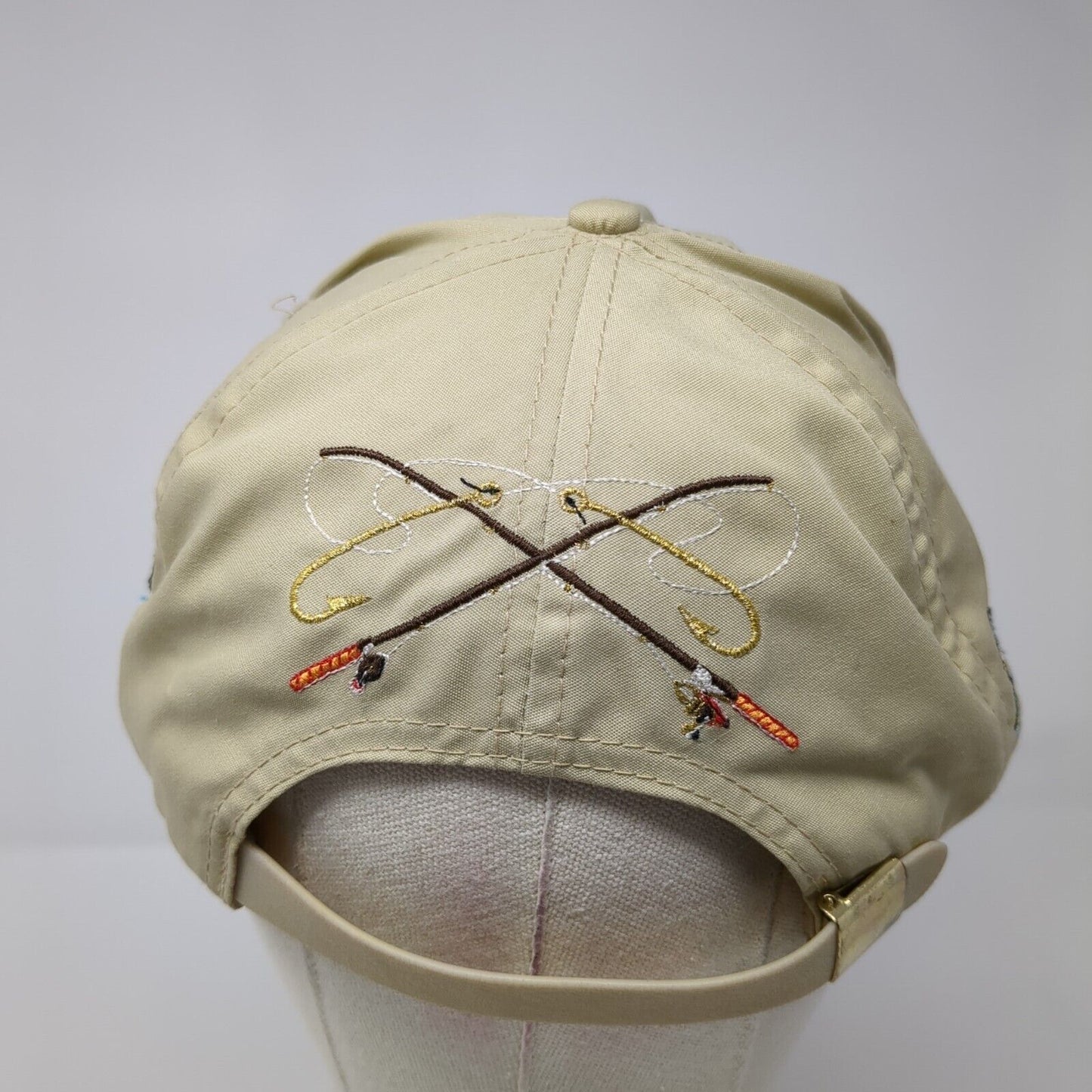Jack's Tire & Oil Inc Slideback Hat Tan OS Adjustable Embroidered Rope Headtotoe