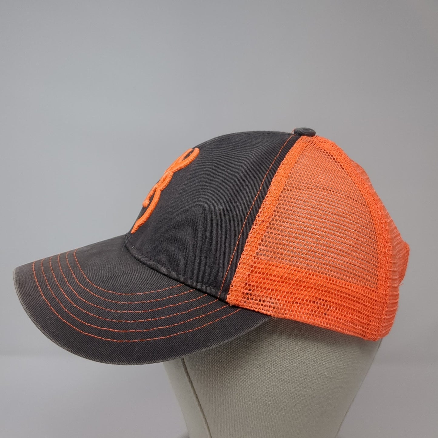 Browning Snapback Trucker Hat Multi One Size Embroidered Logo Mesh Back