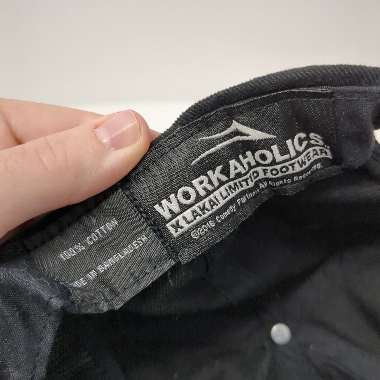 Workaholics X Lakai Limited Footwear Snapback Hat Black OSFA Embroidered Logo