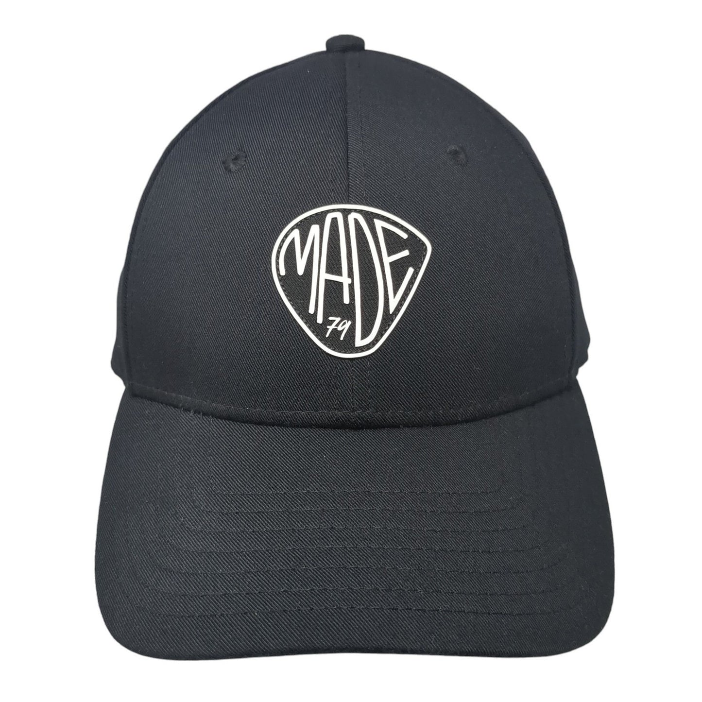 Made 79 Snapback Hat Black One Size Adjustable Vent Holes TaylorMade