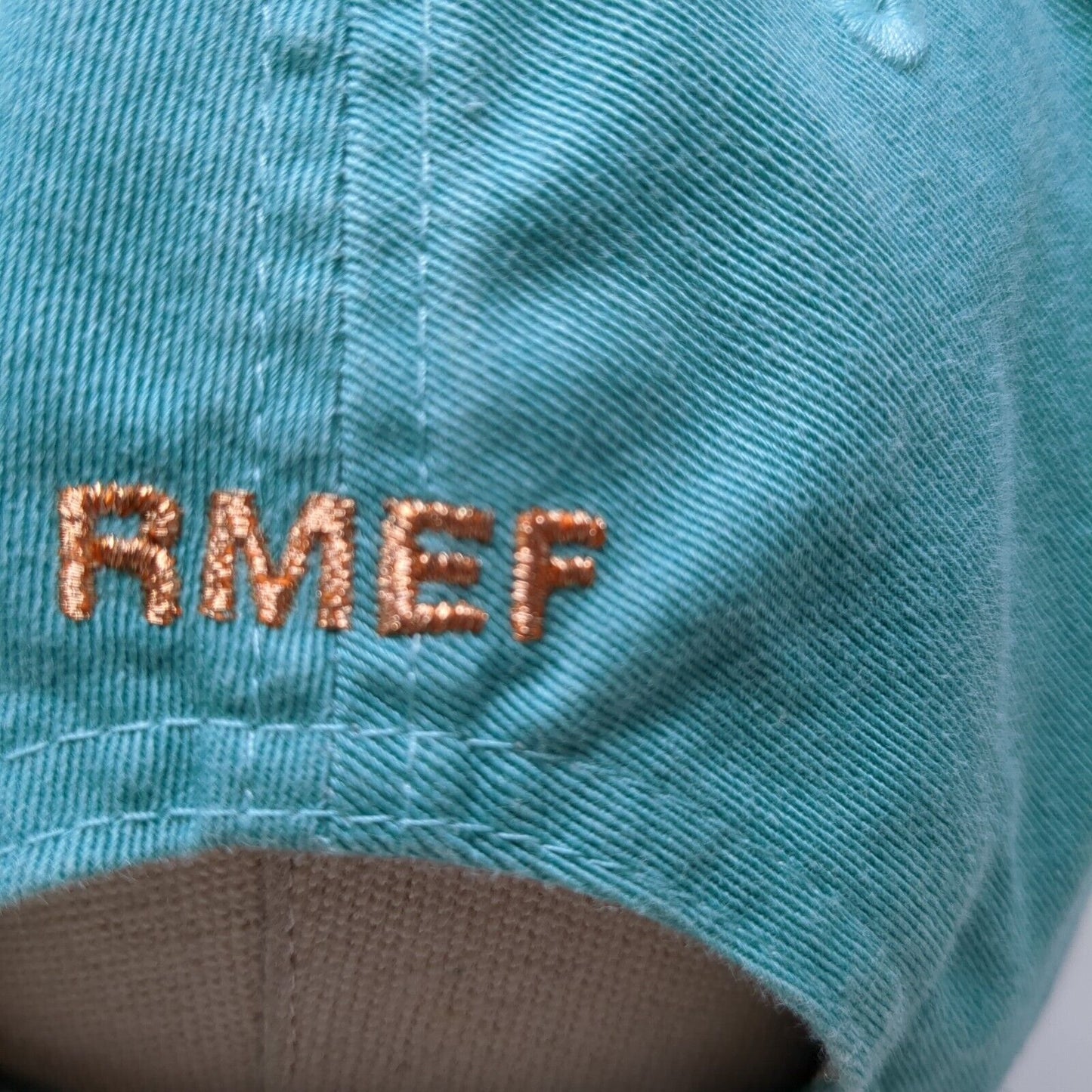 Outdoor Cap Women's Strapback Hat Blue One Size Ladies Fit RMEF Logo