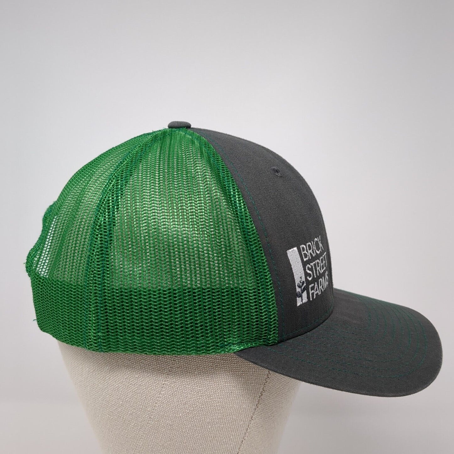 Brick Street Farms Snapback Trucker Hat Multicolor One Size Mesh Back