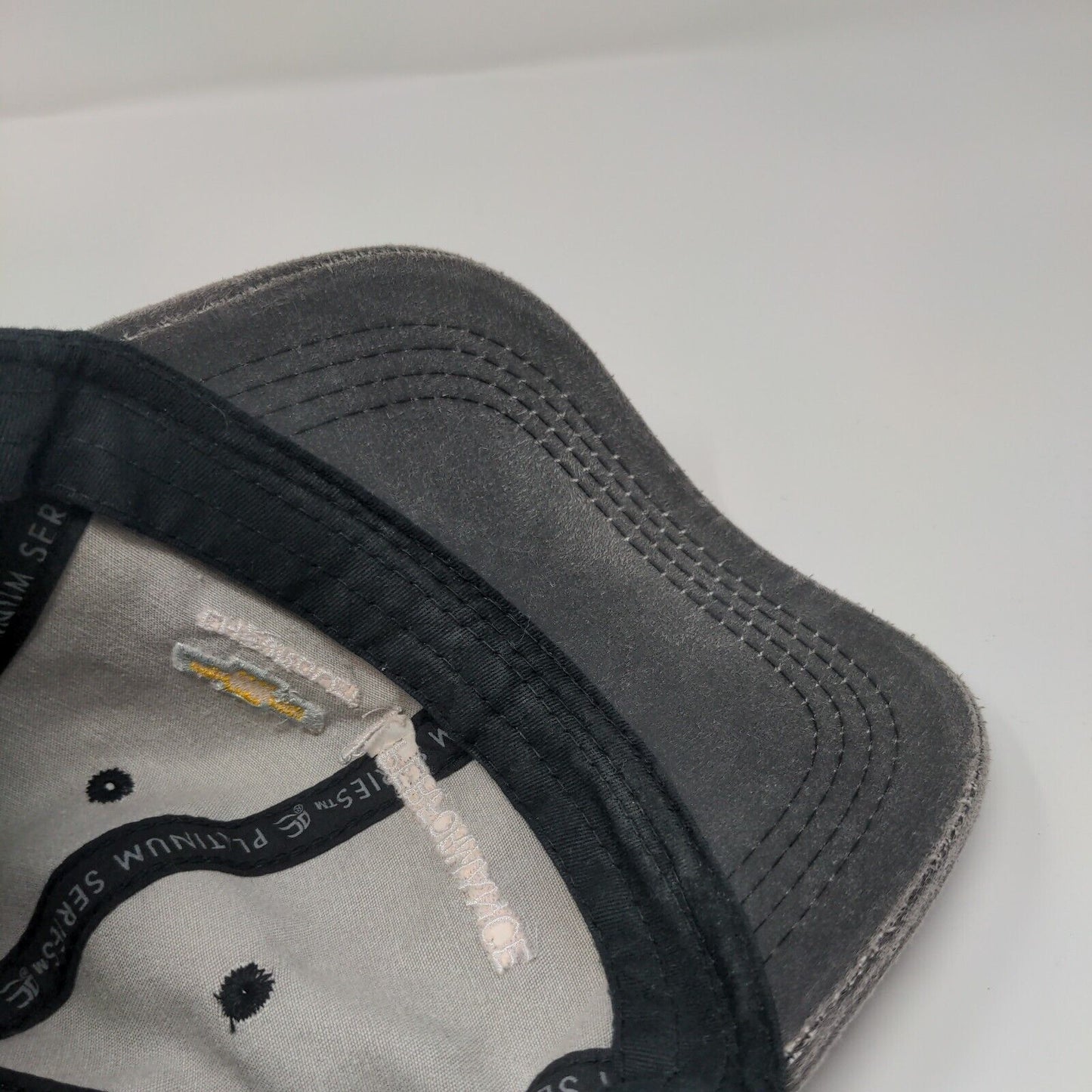 Chevrolet Performance Strapback Hat Gray OSFM Adjustable Outdoor Cap Platinum