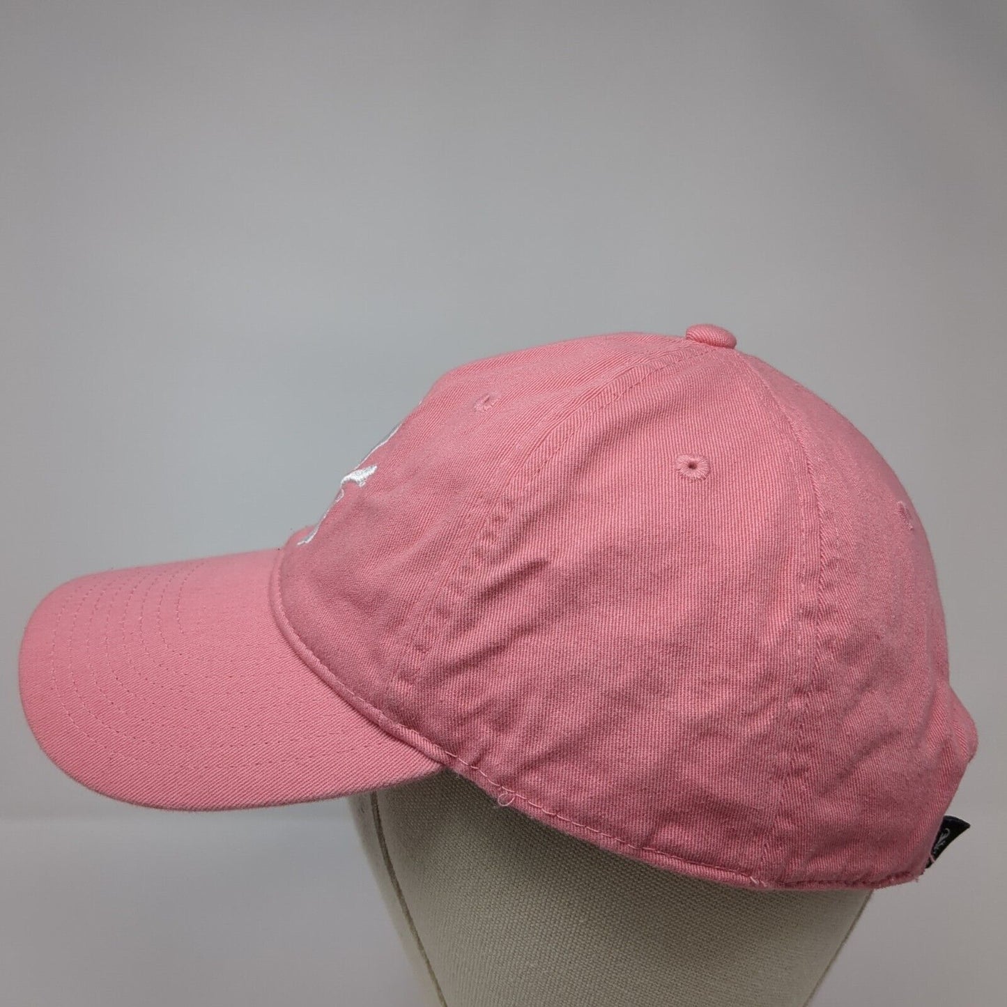 Cleveland Slideback Hat Pink One Size Adjustable Embroidered 6 Panel Cotton