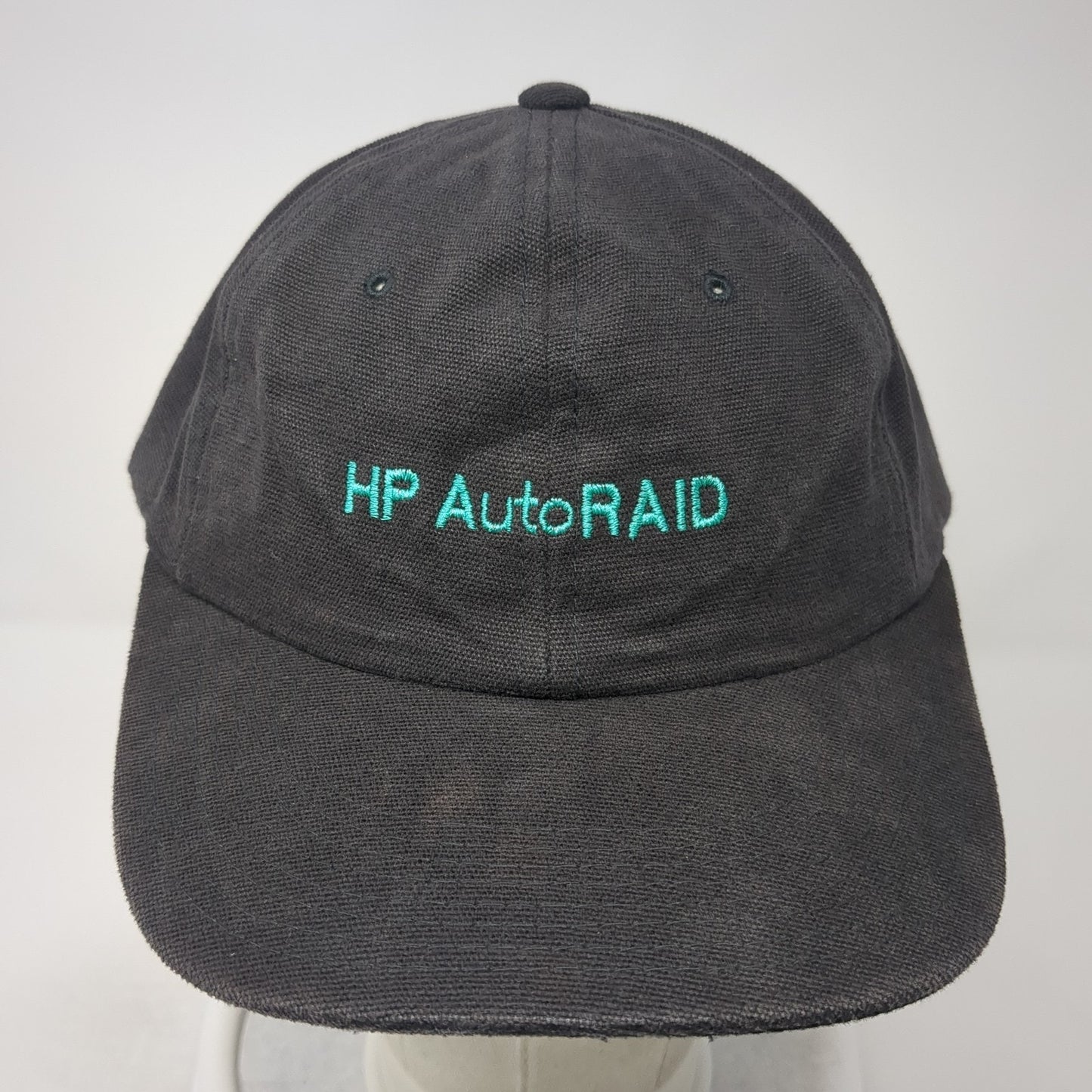 HP AutoRAID Slideback Hat Gray One Size Adjustable Embroidered Yupoong