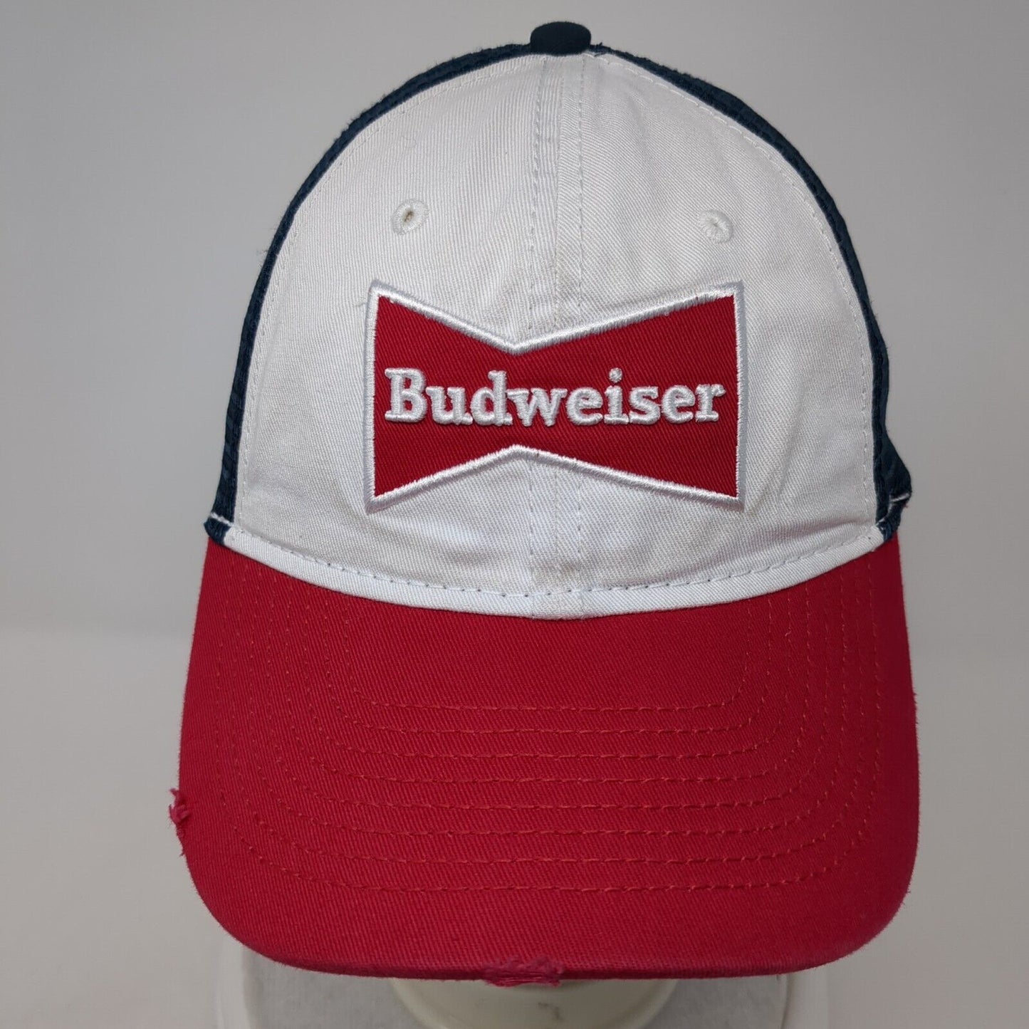Budweiser Anheuser-Busch Snapback Trucker Hat Multi OS Adjustable Mesh Back