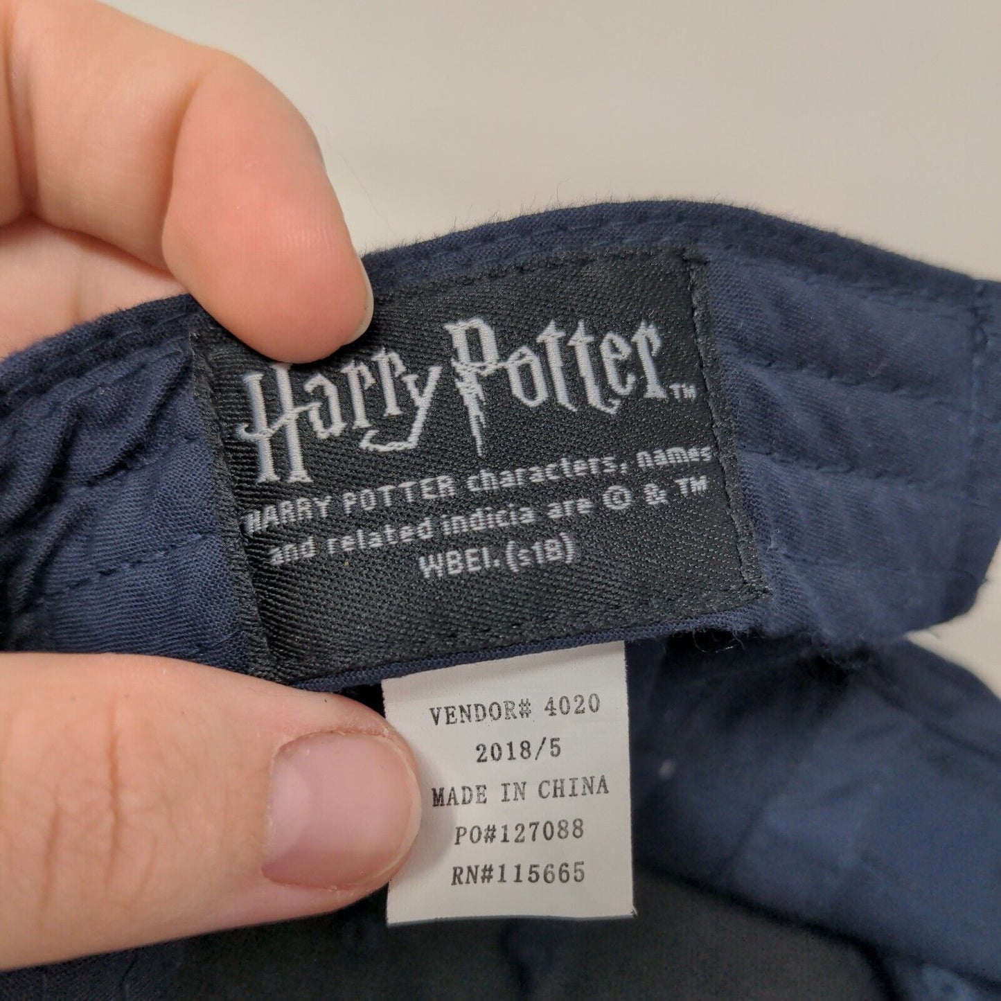 Hogwarts Slideback Hat Blue Youth OSFM Embroidered Patch Harry Potter