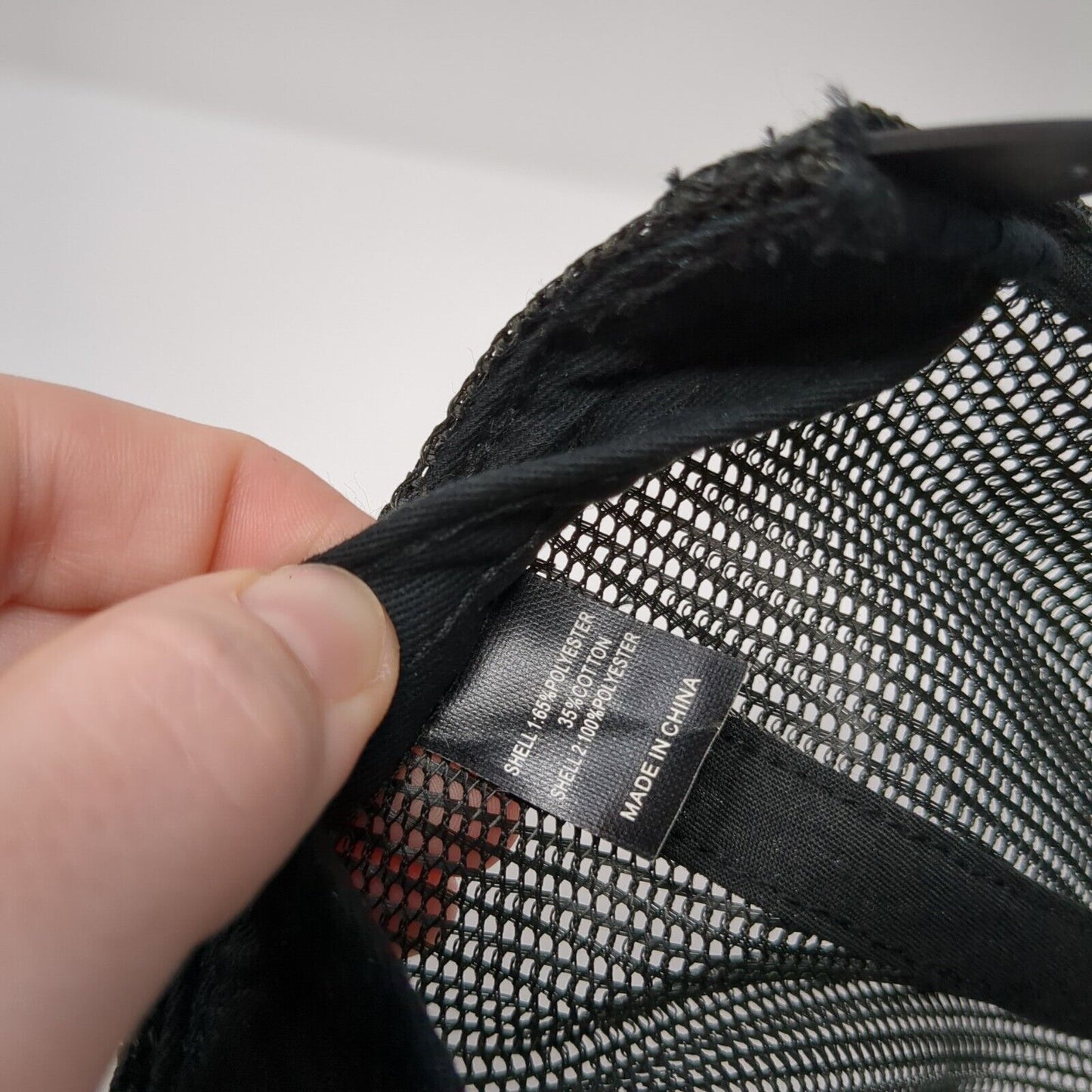 SRF Snapback Trucker Hat Black OS Adjustable Embroidered Mesh Back Richardson