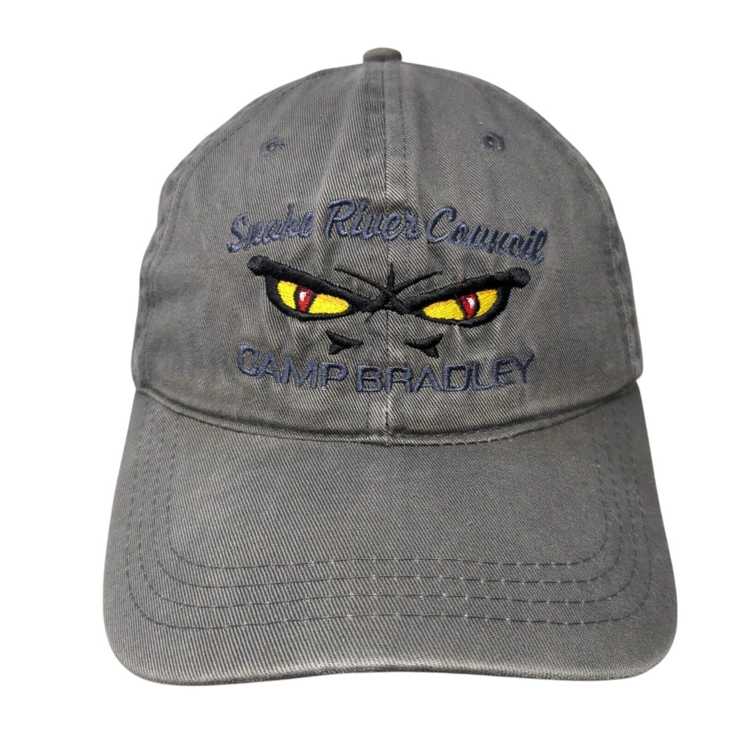 Snake River Council Camp Bradley Slideback Hat Gray One Size Adjustable Otto Cap