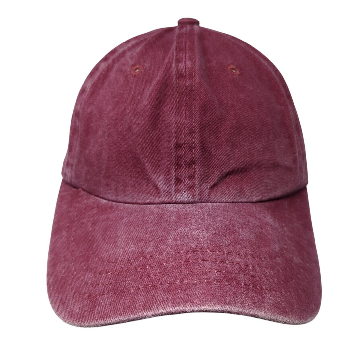 Unbranded Slideback Hat Red One Size Adjustable 6 Panel Blank Outdoor