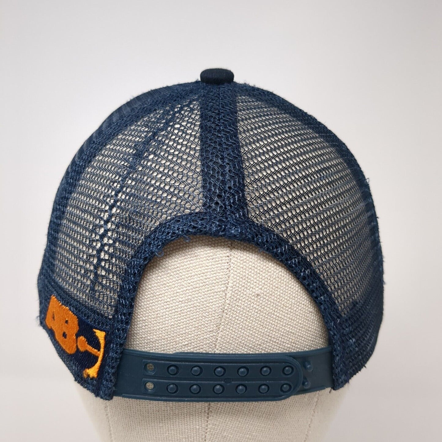Antigua Brewing Co. Snapback Mesh Back Trucker Hat Blue OSFA Embroidered