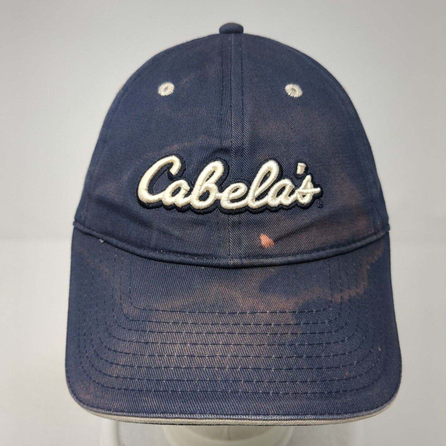 Cabela's Worlds Foremost Outfitters Slideback Hat Blue OS Adjustable Embroidered
