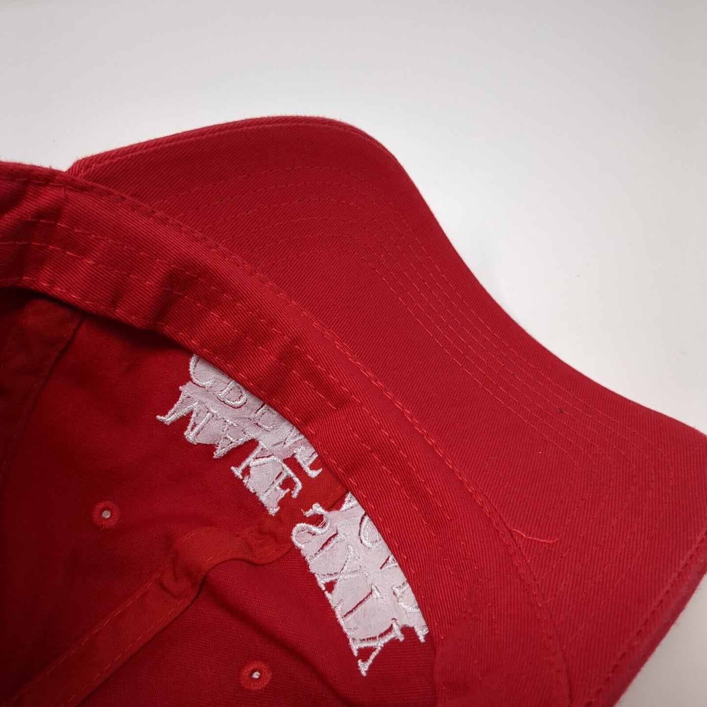 Make Sixty Great Again Slideback Baseball Cap Red OS Adjustable Embroidered