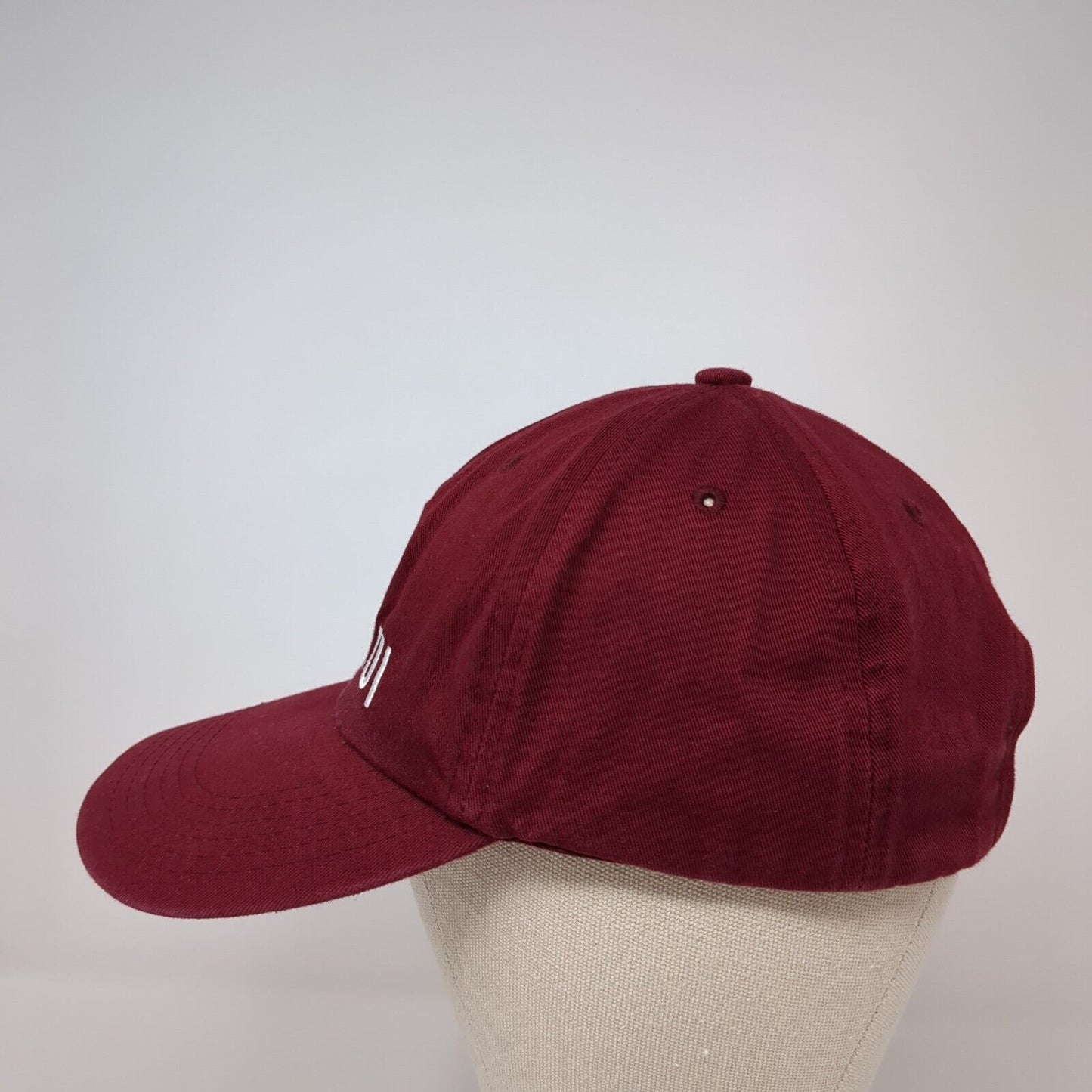 Maui Palm Trees Slideback Hat Red One Size Adjustable Solid 6 Panel