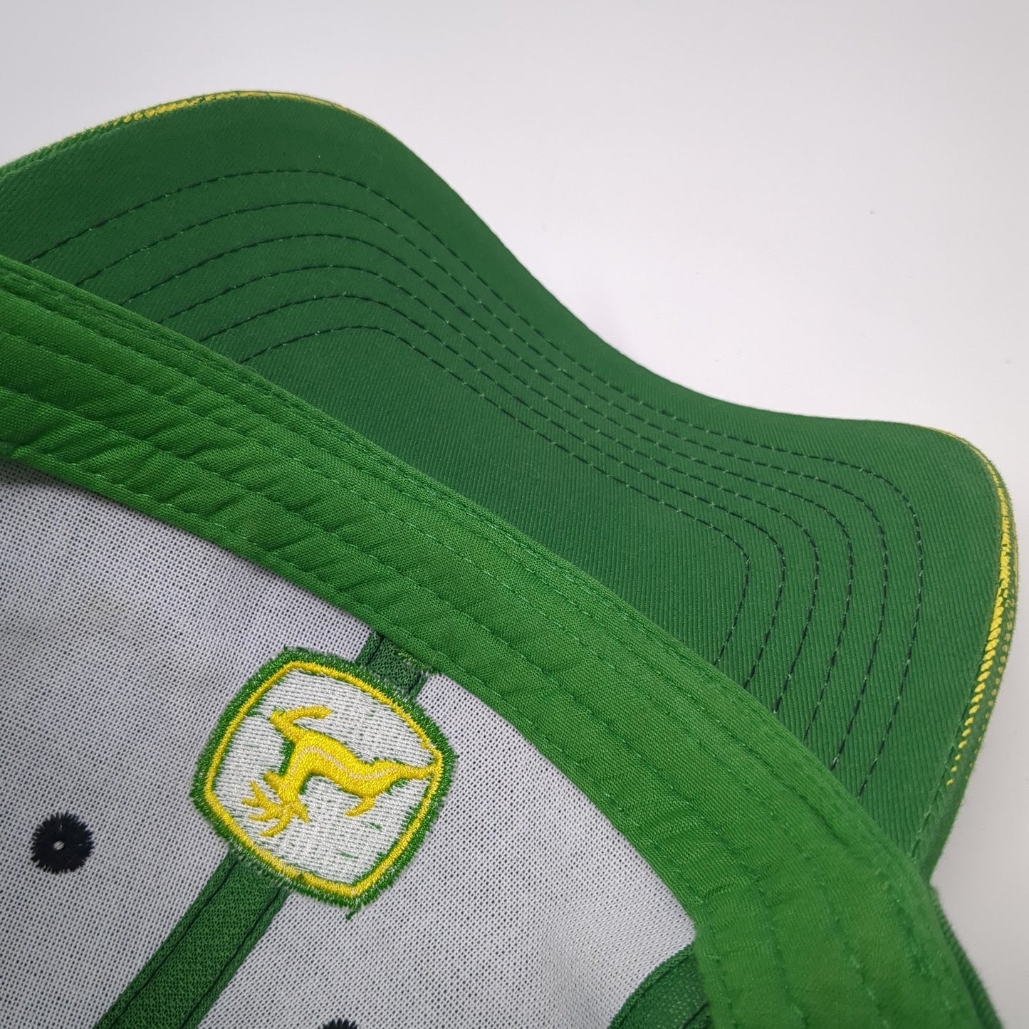 John Deere Strapback Baseball Cap Multicolor One Size Adjustable Embroidered