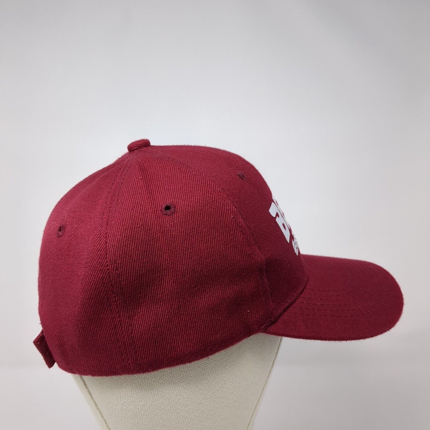 Bebo #aBEBOquesi Strapback Hat Red One Size Adjustable 6 Panel Polyester