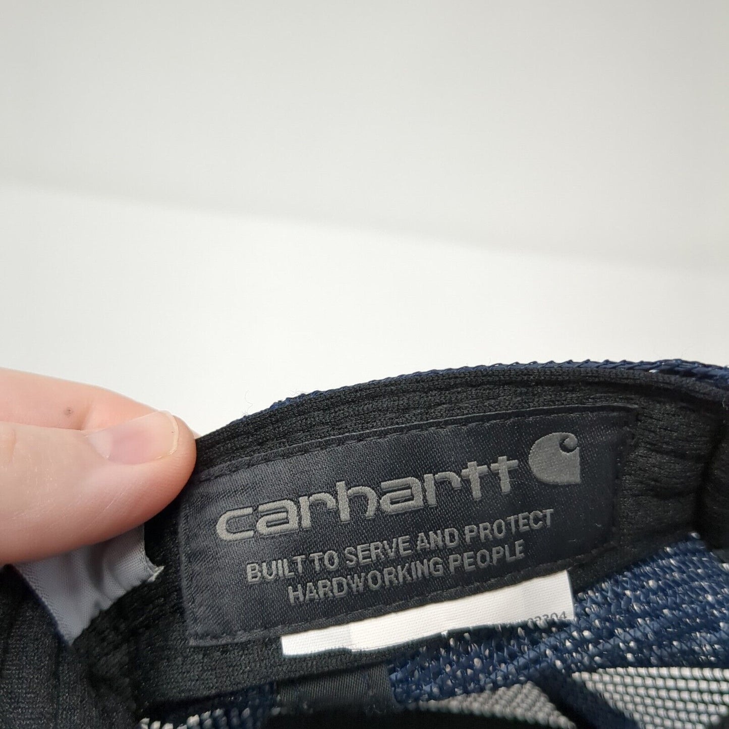 Carhartt Snapback Mesh Back Trucker Hat Blue One Size AiDash Adjustable