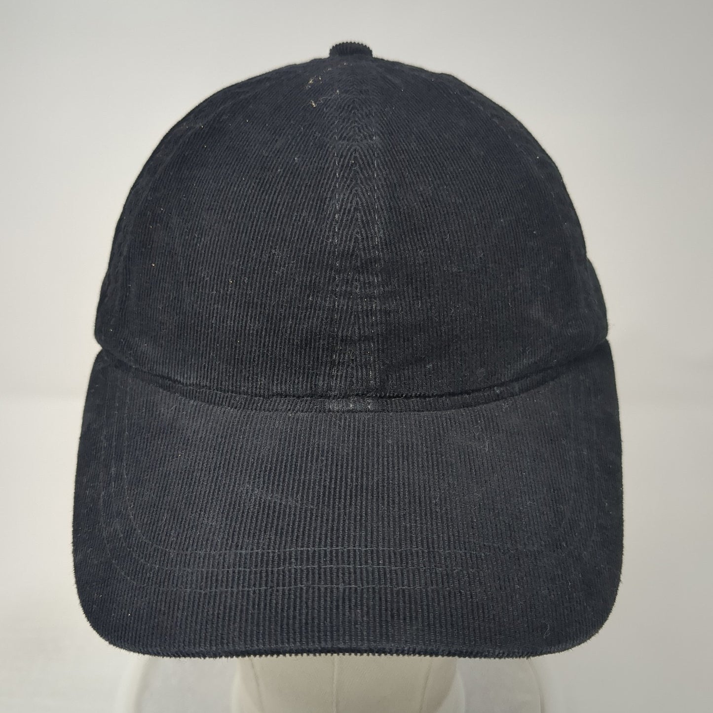 Unbranded Strapback Hat Solid Black One Size Adjustable Blank Casual