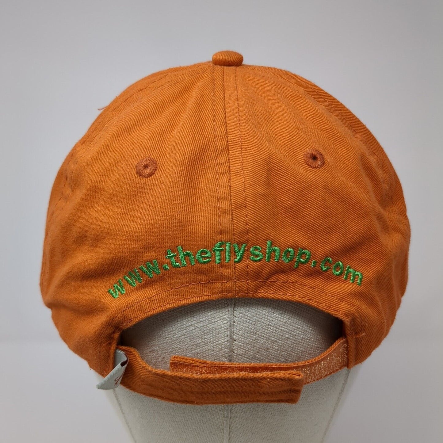 Antelope Creek Lodge Strapback Hat Orange OS Adjustable Embroidered The Fly Shop