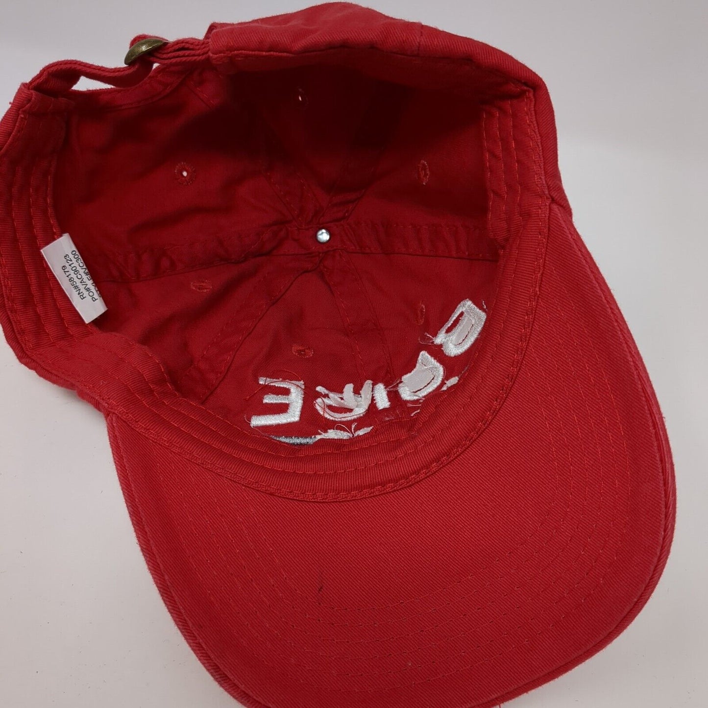 Boise Brave Slideback Hat Red One Size Adjustable Embroidered 6 Panel Cotton