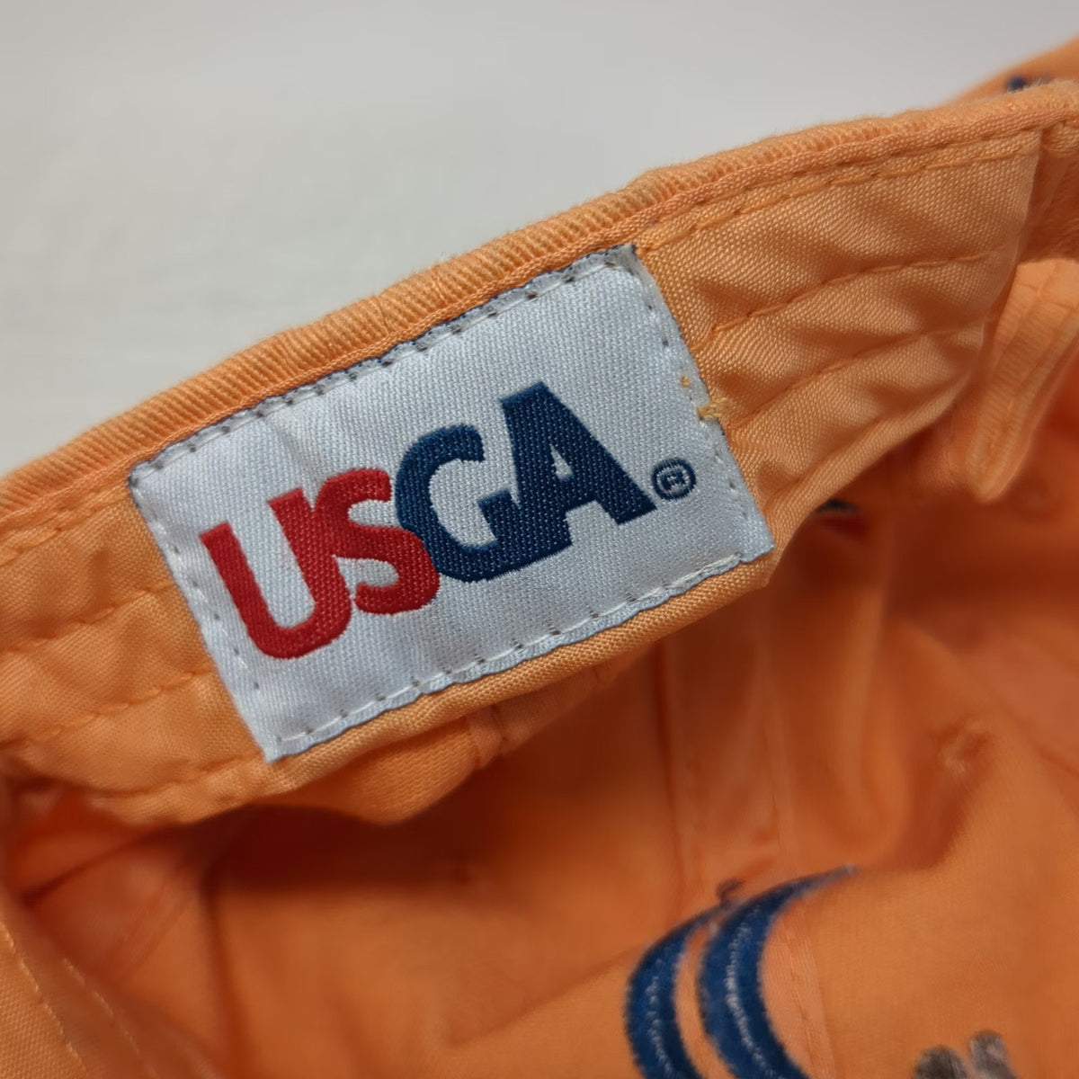 USGA 2015 U.S. Open Chambers Bay Member Orange One Size Baseball Cap Hat Golf