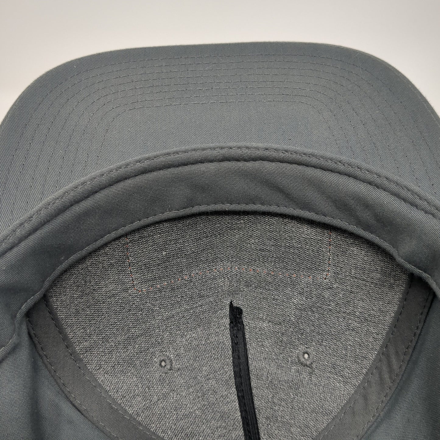 World Cycle & XC Ski Patch Snapback Hat Gray One Size Solid Outdoor