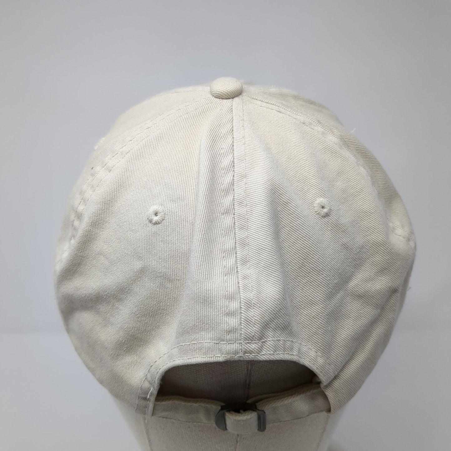 Master Craft Slideback Hat Tan One Size Adjustable Embroidered 6 Panel Cotton