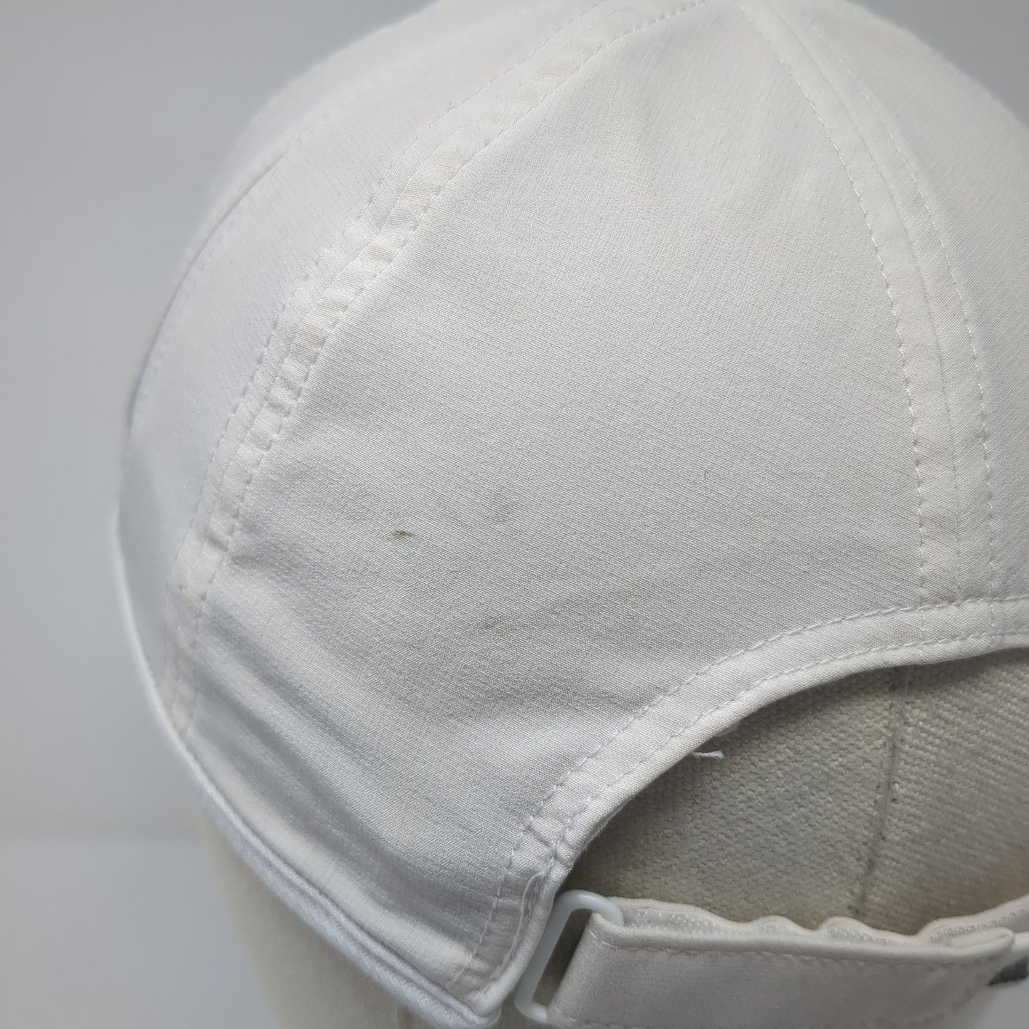 Adidas Strapback Baseball Cap Beige One Size Adjustable Lightweight 6 Panel