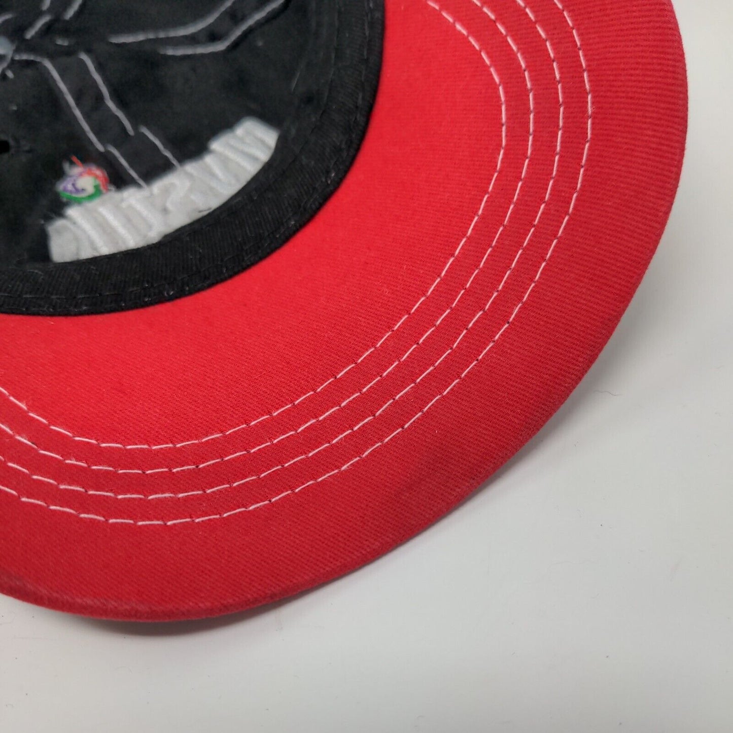 Mystik Lubricants Strapback Hat Black One Size Embroidered Adjustable